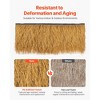 VEVOR Artificial Thatch Grass Roof, 1.6 x 19.7 ft Tiki Bar Hut Thatch Roofing Roll, Waterproof & Fire-Resistant, Yellow&Black - 4 of 4