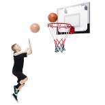 Best Buy: Mini Basketball Hoop with Ball and Breakaway Spring Rim for Over  the Door Play by Hey! Play! Red M350038