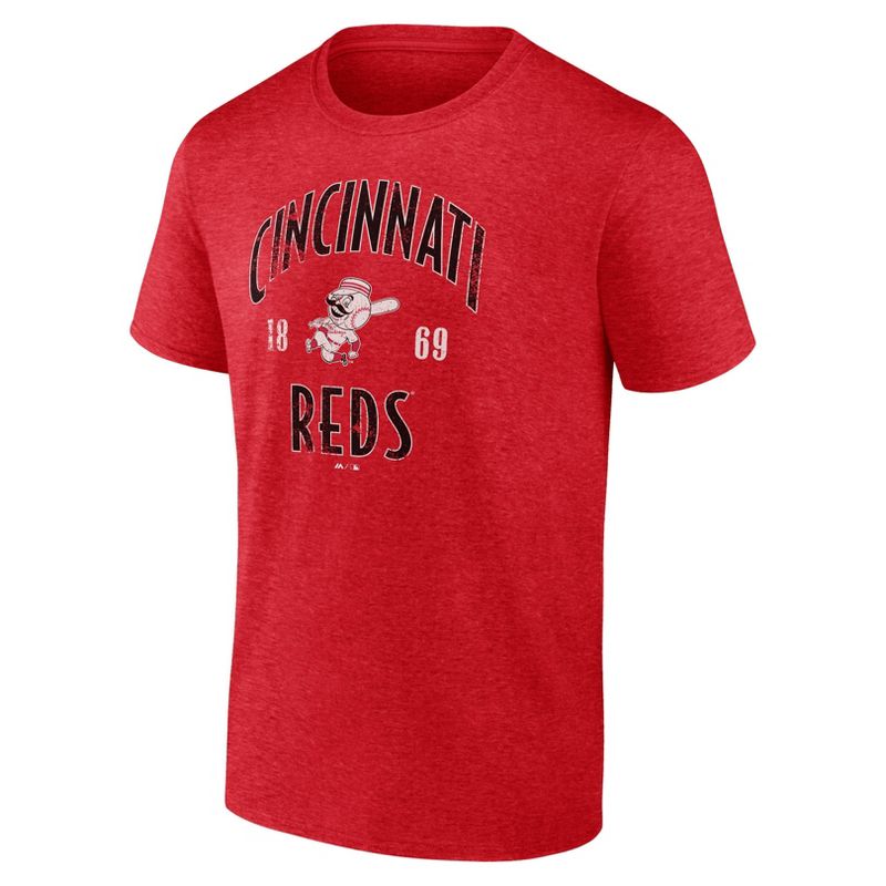 MLB Cincinnati Reds Men's Bi-Blend T-Shirt, 2 of 4