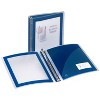 Avery Flexi-View 3 Ring Binder, 1.5" Round Rings, 1 Navy Blue Binder (17638) - 2 of 4