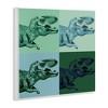 Stupell Industries Vintage Roaring T-Rex Dinosaur, 12" x 12" - 3 of 4
