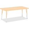 Jonti-Craft Berries Elementary Maple Top/Edge Rectangle Table (30 x 60) in Beige - 2 of 2