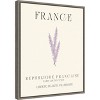Amanti Art France Travel Poster French Lavender by Chayan Lewis Canvas Wall Art Print Framed 16 x 20-in. - 3 of 4