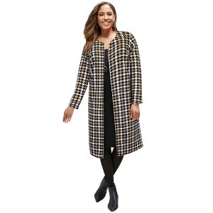Jessica London Women's Plus Size 2-Piece Ponte Jacket Dress - 1 of 4