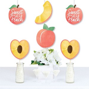 Big Dot of Happiness Sweet as a Peach - Decorations DIY Fruit Themed Baby Shower or Birthday Party Essentials - Set of 20 - 1 of 4