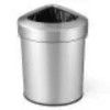 LunaLulinlk 60L Stainless Corner Steel Trash Bin with Lid and Anti-slip Bottom - 4 of 4