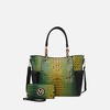 MKF Collection Bonita Crocodile Embossed Tote handbag with Wallet by Mia K - 2 of 4