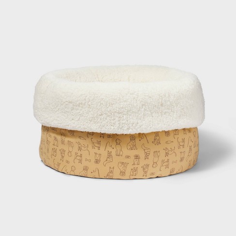 Large Sheepskin Cat Bed Sheepskin Dog Bed Cat Pouf Dog Pouf