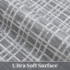 Checkered Easy Jute, Super Soft Rug for Bedroom, Soft Shaggy Plush for Bedroom Dining Room Non-Slip Stain Resistant Under Table Rug - 3 of 4