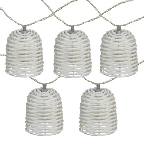 10ct Led Mini Indoor Outdoor Lantern String Lights Clear Bulbs With White  Wire - Threshold™ : Target