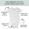 Honest Baby 10-Pack Organic Cotton Short Sleeve Bodysuits - 3 of 4