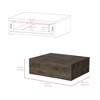 NicBex 15.7 inch Wide Floating Nightstand with 1 Drawer,Wall-Mounted Side Table with Solid Wood Frame,Bedside Table for Bedroom,Living Room - 3 of 4