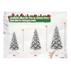 Artificial Trees Christmas PE&PVC Faux Tree Indoor With 768 Branch Tips,Metal Stand And Realistic Snowflake,Home Decoration-Maison Boucle - 4 of 4