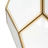 Progress Lighting Latham 1-Light Pendant, Vintage Gold, White Art Glass - 3 of 3