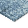 Blue Ikat Washable Indoor Outdoor Area Rug - 4 of 4
