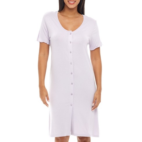 Short sleeve button online nightshirt