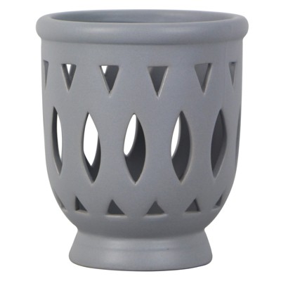 Trendspot Orchid Ceramic Planter - 6.1 in. - Gray - Case of 2