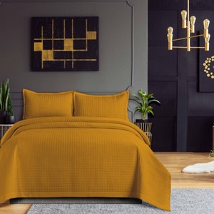 Naples Microfiber Quilt Set - Tribeca Living - 1 of 3