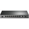 TP-Link 8 Port Gigabit PoE Switch 8 PoE+ Ports 63W, 1 Uplink Gigabit Port + 1 SFP Slot Desktop Wall-Mount Black (TL-SG1210P) Manufacture Refurbished - 4 of 4