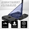 Portable Basketball Hoop – 44" Shatterproof Backboard, Adjustable 5.2ft to 10ft Height, Anti-Tip Base with Wheels for Kids, Teens & Adults - 4 of 4