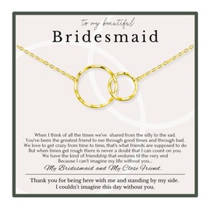 HOPE LOVE SHINE Bridesmaid Necklace – Jewelry Gift for Bridal Party, Bridesmaid Jewelry - 1 of 4