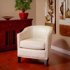 GDFStudio Hawthorne Contemporary Upholstered Club Chair with Nailhead Trim - 2 of 4
