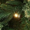 LuxenHome 6.5Ft Pre-Lit Artificial Pine Christmas Tree, Green Branches with Lights & Metal Stand - 3 of 4