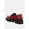 Gleam Stride Faux Leather Chunky Women Loafers - 3 of 4