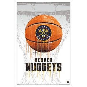 Trends International NBA Denver Nuggets - Drip Basketball 21 Framed Wall Poster Prints - 1 of 4