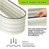 GustoWave 2 Pcs Oval Raised Garden Bed,Galvanized Raised Beds,Open-Ended Base Metal Raised Planter Beds,Garden Bed Outdoor,Planter Raised Boxes - 4 of 4