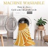 Lahome Vinia Rectangle Sunshine Machine Washable Area Rug-Soft Low-Pile Carpet for Living Room, Bedroom, or Entryway - 4 of 4