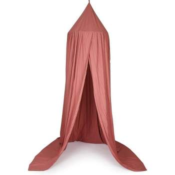 CHILDLIKE BEHAVIOR Bed Canopy Curtains For Girls, Pink