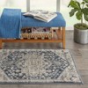 Nourison Concerto CNC08 Area Rug Ivory Blue 2'2" x 3'9" - 2 of 4