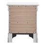 Passion Furniture Veron Pearl White 2-Drawer 21 in. W NIghtstand - 4 of 4