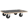 vidaXL Transport Trolleys 2 pcs Rectangular 23.6"x15.7"x4.5" 551.2 lb - 3 of 4