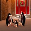Northlight Lighted Penguin Family Outdoor Christmas Decoration - Clear Lights -Set of 3 - 2 of 4