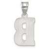 Black Bow Jewelry Sterling Silver, Sami Collection, Textured Block Initial B Pendant - 3 of 4