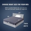 15 Lbs Grey Weighted Blanket, 48x 72, Cooling Breathable for 140 - 160 Lbs, Machine Washable - 2 of 4