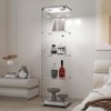 YOOCOZZ Tempered Glass Display Cabinet,Wine Cabinet,storage Cabinet,File Cabinet,with Battery-powered paipai light - 3 of 4
