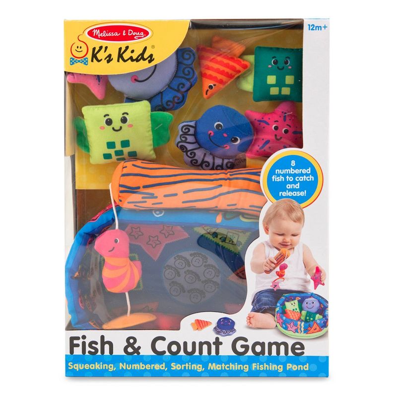 Melissa &#38; Doug K&#39;s Kids Fish and Count Learning Game With 8 Numbered Fish to Catch and Release, 4 of 11