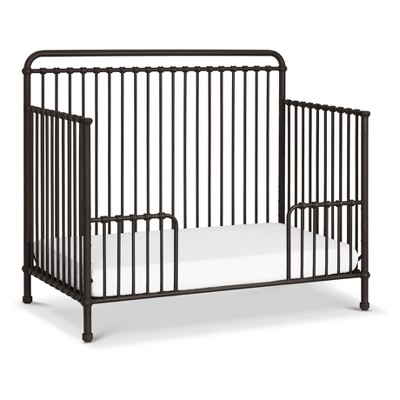 Vintage Iron Black Convertible Toddler Crib