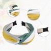 Unique Bargains Women's Fashion Color Block Knotted Wide Headband 1.57" Width 1 Pc - 4 of 4