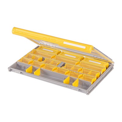 Plano PLASE400 Edge Waterproof Rust Resistant Stackable Universal Tackle Box Storage Organizer with Compartment Dividers for Fishing Terminal