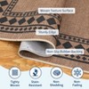 Area Rugs Modern Bordered Rug Easy Jute Rug Non-Slip Low Pile Indoor Outdoor Rugs for Living Room Patio Backyard - 4 of 4