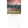 2026 Square Wall Calendar, Wonders of the World, 16-Month Passport Collection Theme with Reminder Stickers (12x12 In) - 3 of 4