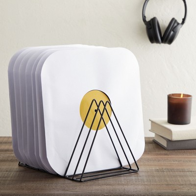 Black Iron Triangle File Folder Organizer Set