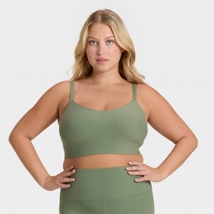 Women's Everyday Soft Light Support Strappy Sports Bra - All In Motion™ - 1 of 3