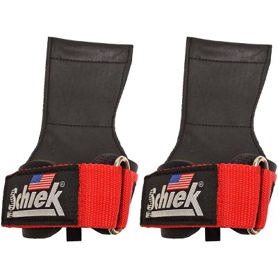 Schiek Sports Model 1900 Ultimate Grip Weight Lifting Straps - Red