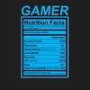 Boy's Husky Lost Gods Gamer Nutrition Facts Label - 2 of 3
