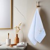 REGALWOVEN Home Decor Floral Embroidered Pure Cotton Bathroom Hand Towel 13" x 29" - 2 of 4
